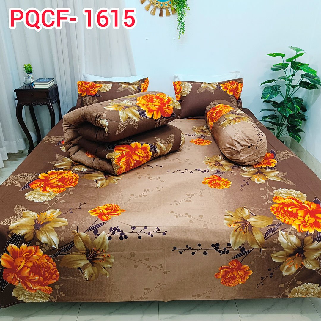 Sienna Floral 5pcs Comforter Set (PQCF-1615)