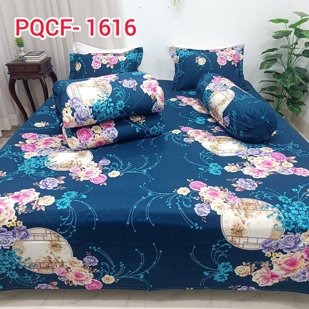 Night bloom 5pcs Comforter Set (PQCF-1616)