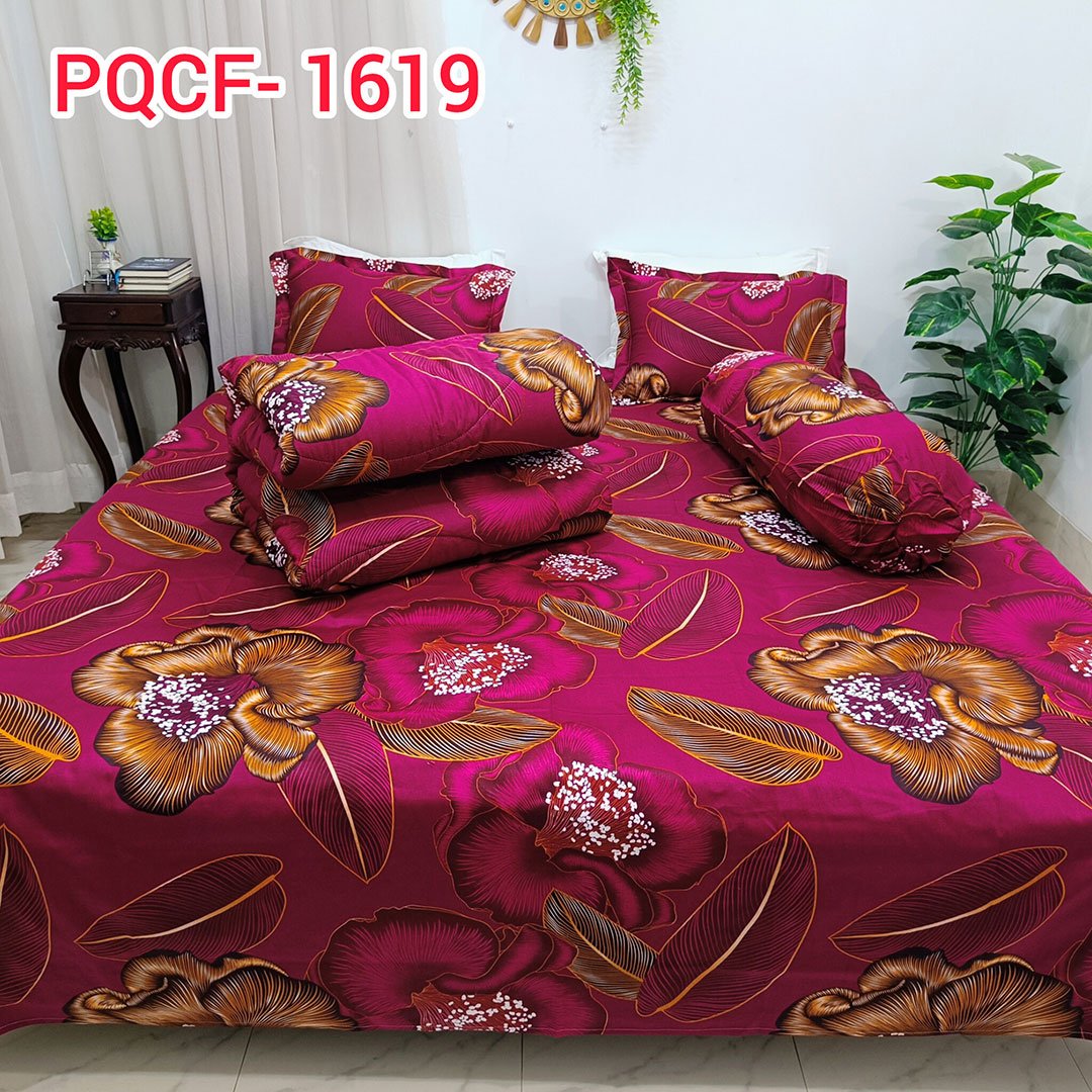 Ranga Ghodhuli 5pcs Comforter set (PQCF-1619)